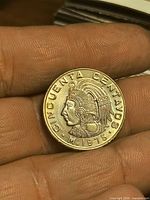 Obverse showing bust, denomination and date