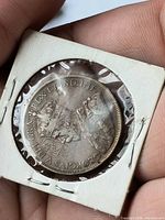 Obverse of 1919 Canada large cent showing George V portrait inside 2x2 holder