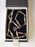 Chain in presentation box showing overall design and clasp