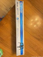 Full view of boxed Mastercraft heavy-duty steel stand