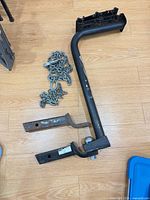 Full view of Swagman bike rack with shank and chains