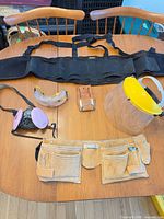 All six items laid out on table