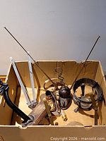 Entire box showing all miscellaneous items