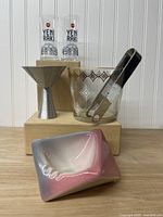 Group of all six items displayed together