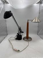 Both lamps side by side showing overall design and condition