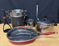 Group shot of cookware and utensils