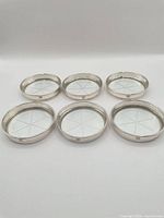 All six coasters front view