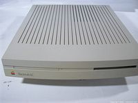 Front view showing Macintosh LC branding and Apple logo