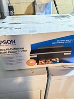Retail box showing Epson branding and model