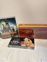 Pandemic, Monogamy and Pocket Player Set boxes sealed