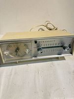 Full front view of Panasonic clock radio