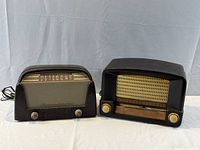 Front view of both radios