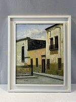 Full view of framed painting