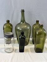 all six glass containers displayed