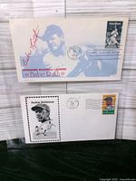 Both first day cover envelopes in sleeve