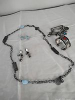 All jewellery pieces laid out