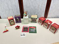 Entire lot displayed showing all 11 boxed and loose items