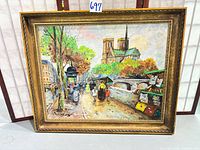 Framed painting full view