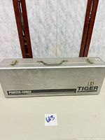 Closed Porter-Cable metal case front view