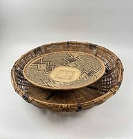 Both trays nested together showing size contrast and design details