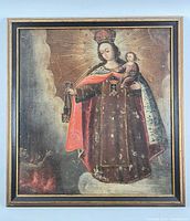 Framed painting full view