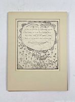 Full view of matted etching