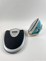 Iron and scale side by side