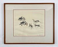 Framed print overall view