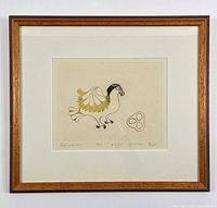 Full view of framed print showing artwork, mat and frame