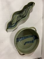 Top view showing both ceramic pieces together