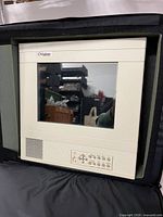 Front view of Proxima Ovation LCD projection panel in case