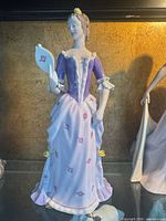 Full view of Hollohaza lady figurine front