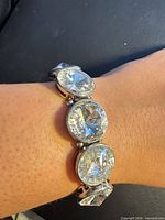 Bracelet worn on wrist showing overall appearance and scale