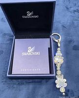 Key chain in open Swarovski box with certificate