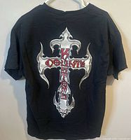 Back view showing large chrome cross graphic with Count's Kustoms text