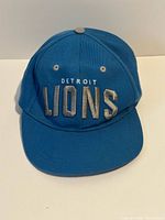 Front view showing Detroit Lions embroidery