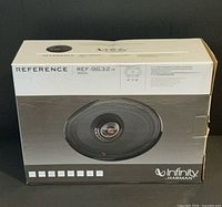 Front view of sealed Infinity Reference REF-9632IX speaker box