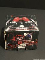 Closed retail box showing product graphics and model