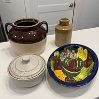 group shot of all four ceramic pieces