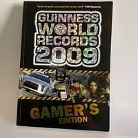 Front cover of 2009 Guinness World Records Gamer's Edition hardcover