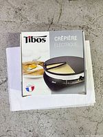 Front of Tibos branded box showing product image and French origin