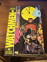 Front cover of Watchmen hardcover with dust jacket
