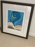 Front view of framed Nathalie Vachon painting