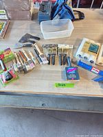 All items laid out on table