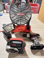 Front view of all four Craftsman cordless tools