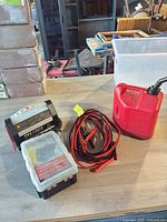 All four items grouped on tabletop