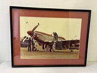 Framed photograph front view