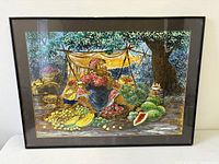 Full view of framed Livingston McLaren painting