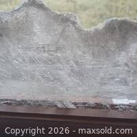 Close-up of selenite surface texture and translucence