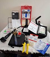 Group shot of all miscellaneous items on table